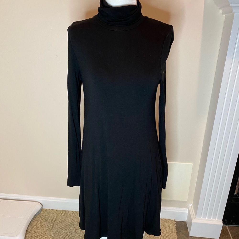 Black Turtleneck Dress